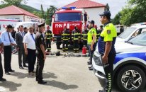 FHN-in Sumqayıt Regional Mərkəzi nümunəvi mülki müdafiə məşqi keçirib