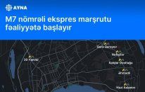 Bakıda yeni ekspres marşrut xətti fəaliyyətə başlayır