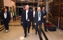 FIFA prezidenti Canni İnfantino Bakıya gəlib