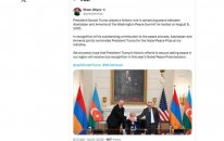 Trampın Nobel Sülh Mükafatı ilə qiymətləndiriləcəyinə ümid edirik - PREZİDENT