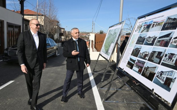 Prezident Xankəndiyə getdi