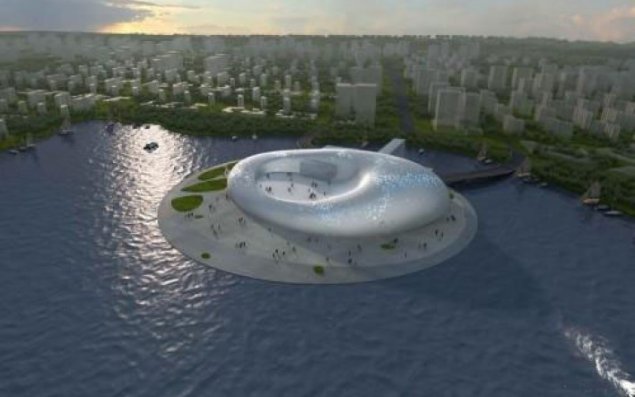 Kiçik ada üzərində nəhəng sərgi   Mərkəzi+Foto