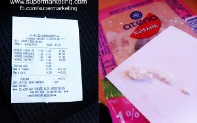 Atena kəsmiyindən Salfetka çıxdı  FOTO