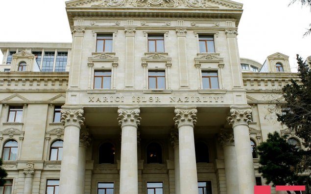 Azərbaycandan Fransaya  Nota