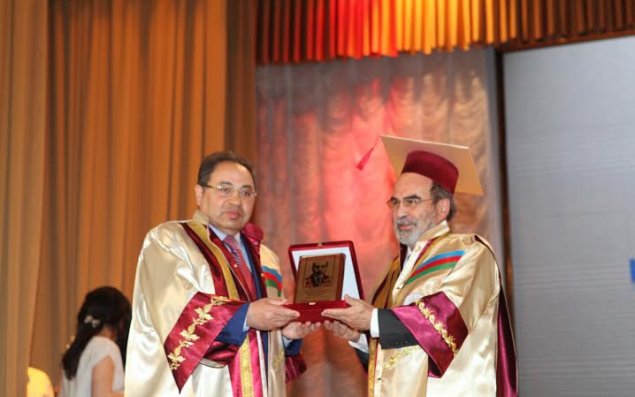 BMT-nin təşkilat rəhbəri BDU-nun Fəxri doktoru olub   Fotolar