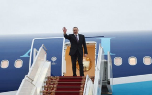 İlham Əliyevin Belarusa səfəri başa çatdı   - FOTO