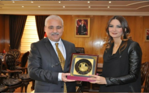 Qənirə Paşayeva Kahramanmaraş valisi ilə görüşüb