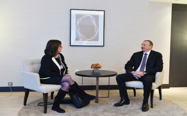 İlham Əliyev “Microsoft Corporation” şirkətinin vitse-prezidenti ilə görüşdü