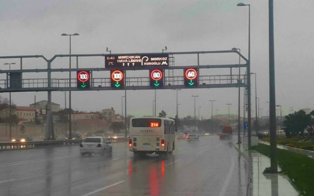 Bakı yollarında sürət həddi azaldıldı