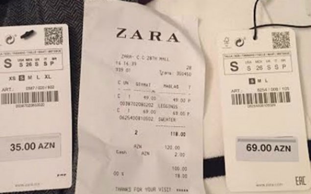 “Zara” mağazası insanları belə aldadır   - Foto
