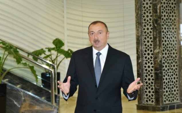 Prezident Mir Cəlal Paşayev adına məktəbin açılışında iştirak etdi