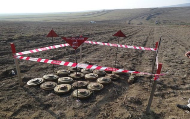 Azərbaycanda partlamamış hərbi sursat zərərsizləşdirildi   – FOTO