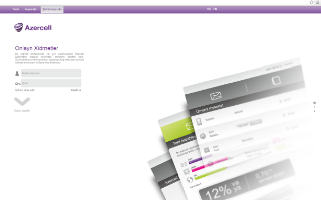 Azercell-in Onlayn Müştəri Xidmətləri indi daha rahat
