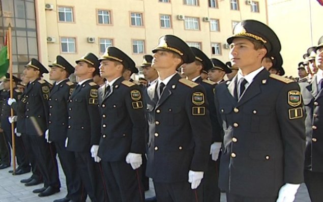 Polis Akademiyasında andiçmə mərasimi keçirilib