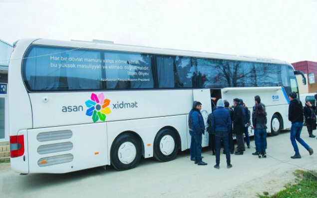 Səyyar ASAN xidmət Astara, İmişli, Qazax və Sumqayıtda