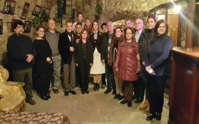 Qənirə Paşayeva Türkiyənin müxtəlif vilayətlərindən gəlmiş ziyalılara Qarabağdan danışıb