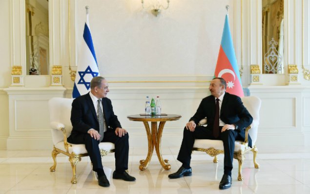 İham Əliyev Netanyahu ilə təkbətək görüşdü