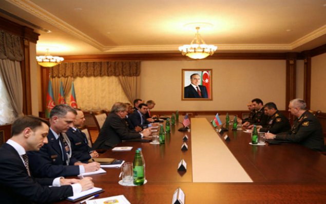 Zakir Həsənov ABŞ generalını qəbul etdi - FOTO