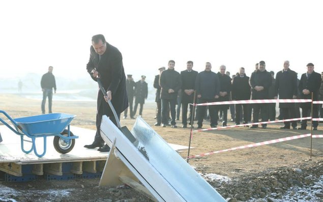 Gəncədə “Süni Mərmər və Qranit İstehsalı” zavodunun təməli qoyulub