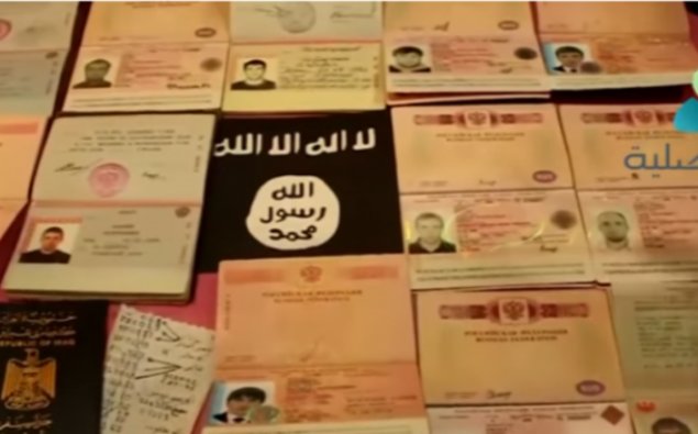 İŞİD terroçularının üzərindən Azərbaycan pasportu tapılıb - VİDEO