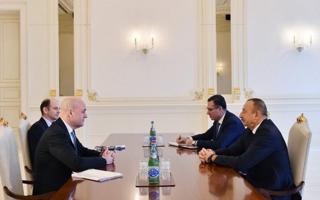 Prezident Frederik Reynfeldti qəbul edib