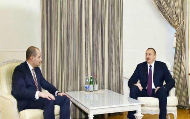İlham Əliyev gürcü naziri qəbul etdi