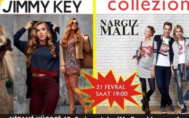 21 fevralda Bakıda 2 böyük dükan açılır – “JIMMY KEY” VƏ “COLLEZIONE” - FOTO