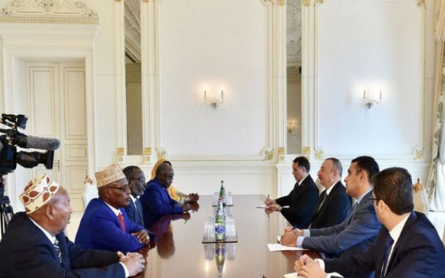 İlham Əliyev Cibuti Milli Assambleyasının sədri ilə görüşdü - YENİLƏNİB