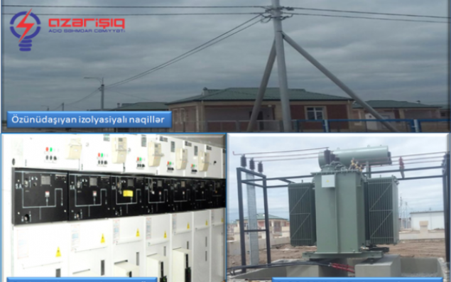 “Cocuq Mərcanlı” yarımstansiyasının inşası başa çatır