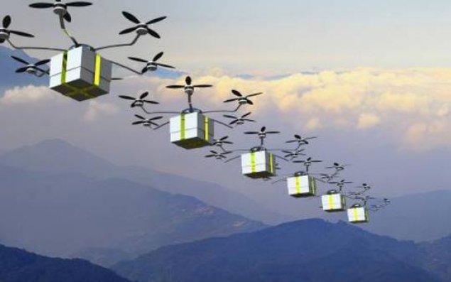 Məhsullar dronla ünvanlara çatdırılacaq