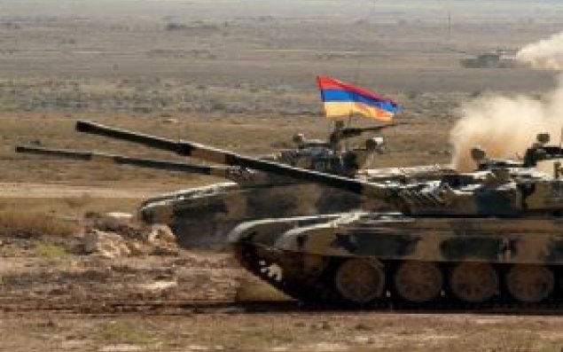 Ermənilər işğal altında olan Azərbaycan ərazilərində hərbi təlimlər keçirir
