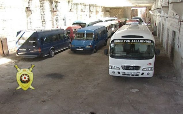 Avtobus sürücülərinə qarşı reyd - Foto