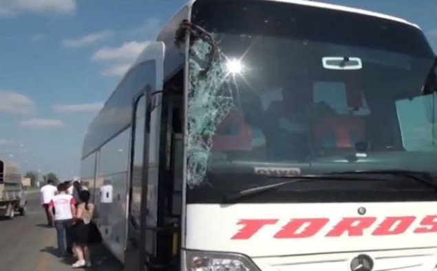 Sumqayıtda avtobus qəzaya düşdü: 7 yaralı