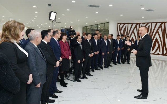 Prezident Olimpiya İdman Kompleksinin açılışında  iştirak edib - FOTOLAR
