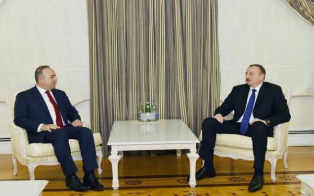 Prezident Mövlud Çavuşoğlu ilə görüşdü