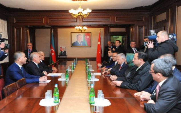 Vasif Talıbov Binəli Yıldırımla görüşdü - Foto
