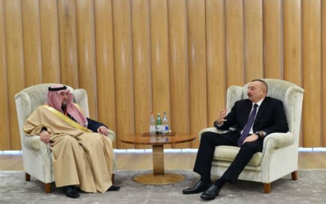 İlham Əliyev Tofiq Əl-Sudeyri ilə görüşdü