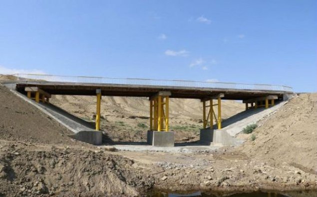 Azərbaycan-Gürcüstan sərhədində yeni körpü inşa olunur