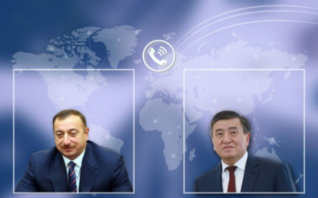 Azərbaycan və Qırğızıstan prezidentləri arasında telefon danışığı olub