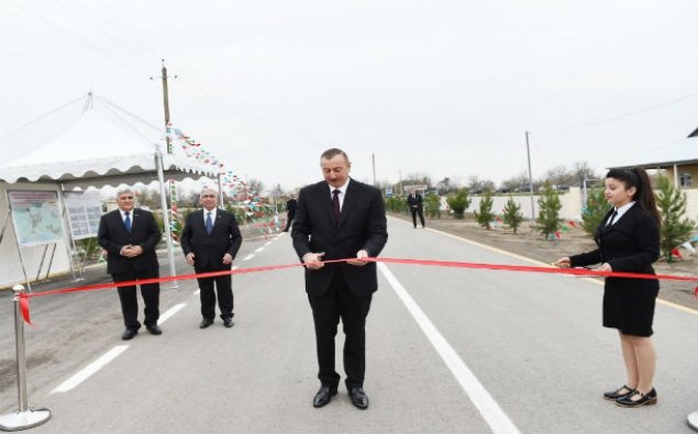 Prezident Lökbatan-Qobu avtomobil yolunun açılışında iştirak edib – FOTOLAR