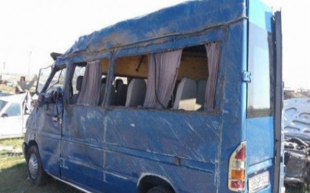 Masallıda mikroavtobusla maşın TOQQUŞDU - 10 nəfər xəsarət aldı