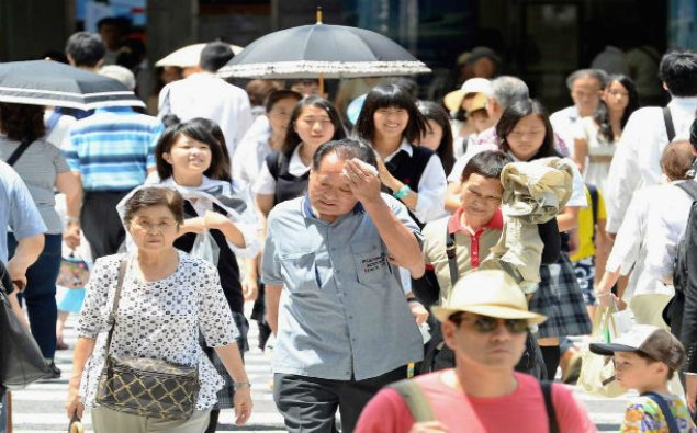 Yaponiyada isti havaya görə 14 nəfər ölüb