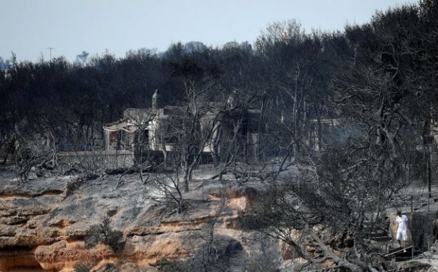 Yunanıstanda meşə yanğınları nəticəsində 99 nəfər ölüb