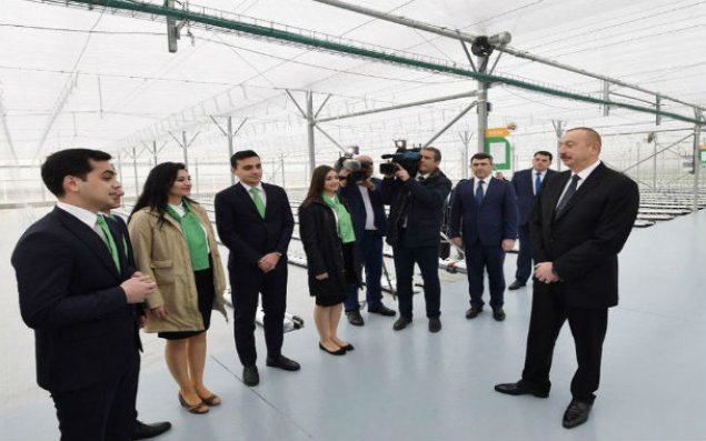 Prezident İlham Əliyev Tərəvəzçilik Elmi-Tədqiqat İnstitutunun açılışında iştirak edib - FOTO/YENİLƏNİB