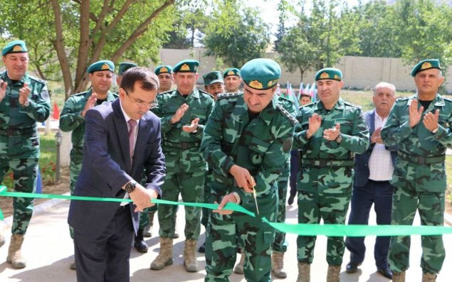 “Qazax” sərhəd dəstəsinin yeni hərbi hissə kompleksi istifadəyə verilib – FOTO