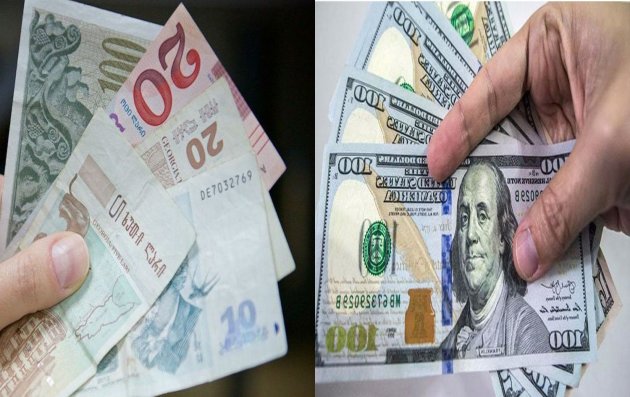 Gürcü larisinin dollara qarşı ucuzlaşması davam edir