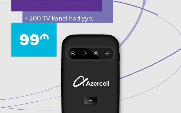  Azercell-dən yeni 4G MiFi kampaniyası 