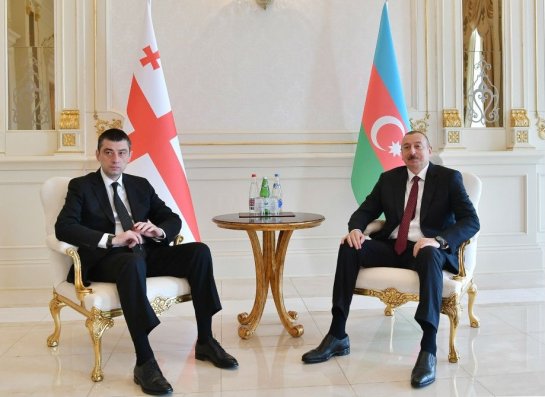 Azərbaycan Prezidenti Gürcüstanın Baş Nazirini qəbul edib - YENİLƏNİB