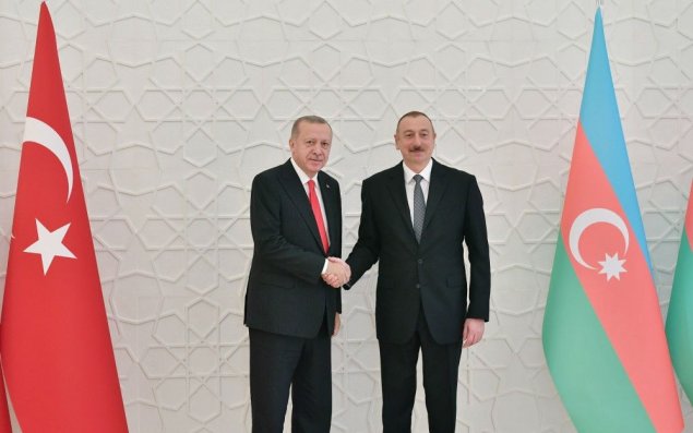 Azərbaycan Prezidenti Türkiyə Prezidenti ilə görüşüb – FOTO