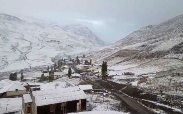 Daşkəsənə ilk qar yağıb